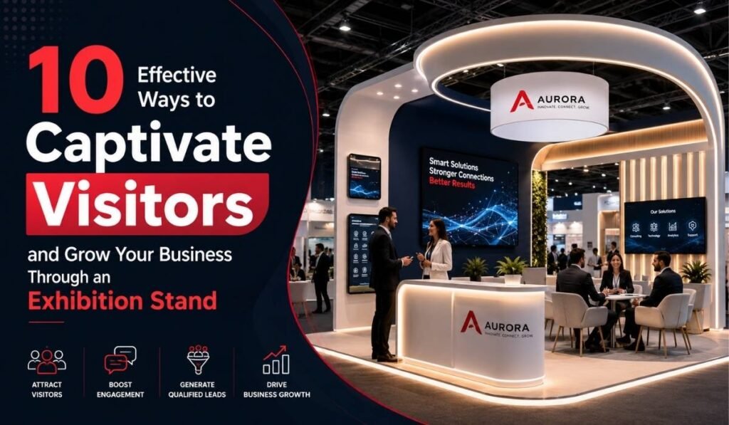 10 Effective Ways to Captivate Visitors and Grow Your Business Through an Exhibition Stand 7 Effective Ways to Captivate Visitors