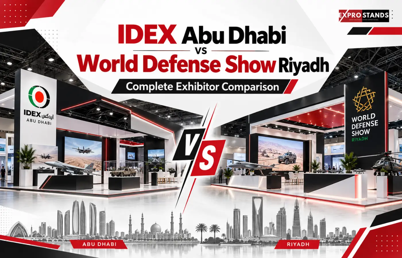 IDEX Abu Dhabi vs World Defense Show Riyadh
